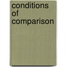 Conditions Of Comparison door Ming Xie