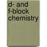 D- And F-Block Chemistry door C.J. Jones