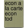 Econ A La Carte Econ Tod by Vonallmen