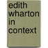 Edith Wharton In Context