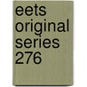 Eets Original Series 276 door M.A. Manzalaoui