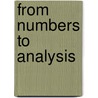 From Numbers to Analysis door Inder K. Rana