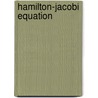 Hamilton-Jacobi Equation door Frederic P. Miller