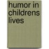 Humor In Childrens Lives