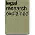 Legal Research Explained