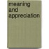 Meaning And Appreciation