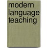 Modern Language Teaching door Anthony Howatt