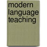 Modern Language Teaching by Anthony Howatt