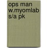 Ops Man W.Myomlab S/A Pk door Professor Nigel Slack