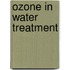 Ozone In Water Treatment