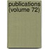 Publications (Volume 72)