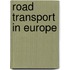 Road Transport in Europe