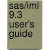Sas/Iml 9.3 User's Guide by Sas Publishing