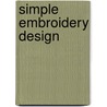 Simple Embroidery Design door Hebe Cox