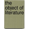 The Object of Literature door Pierre Macherey