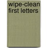 Wipe-Clean First Letters door Stacey Lamb