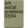 A/E Social Problems 03/04 by Kurt Finsterbusch