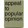 Appeal To Popular Opinion by Douglas Walton