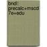 Bndl: Precalc+Mscd 7e+Edu