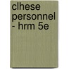 Clhese Personnel - Hrm 5E by Cole