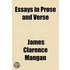 Essays In Prose And Verse