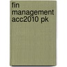 Fin Management Acc2010 Pk door Agnieszka Herdan
