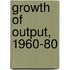 Growth Of Output, 1960-80