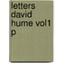 Letters David Hume Vol1 P