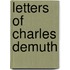 Letters of Charles Demuth