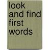 Look And Find First Words door Jeannette Rowe