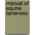 Manual Of Equine Lameness