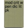 Mod Crit W Pen Dic Lit Pk by David Lodge