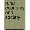 Rural Economy and Society by Narayan Singh Rao