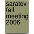 Saratov Fall Meeting 2006