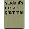Student's Marathi Grammar door Ganpatrao R. Navalkar