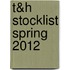 T&H Stocklist Spring 2012
