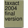 Taxact 2004 Final Version by Second Story