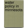 Water Policy In Minnesota door Perry