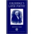 Coleridge's Later Poetry C