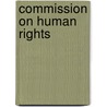 Commission On Human Rights door United Nations: Economic And Social Council