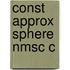 Const Approx Sphere Nmsc C