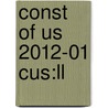 Const Of Us 2012-01 Cus:Ll door Oceana