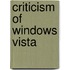 Criticism Of Windows Vista