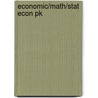 Economic/Math/Stat Econ Pk door John Sloman