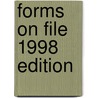 Forms On File 1998 Edition by The Diagram Group