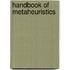Handbook of Metaheuristics