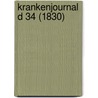Krankenjournal D 34 (1830) door Dr Samuel Hahnemann