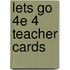 Lets Go 4e 4 Teacher Cards