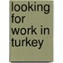 Looking for work in Turkey