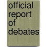 Official Report Of Debates by Council of Europe: Parliamentary Assembly